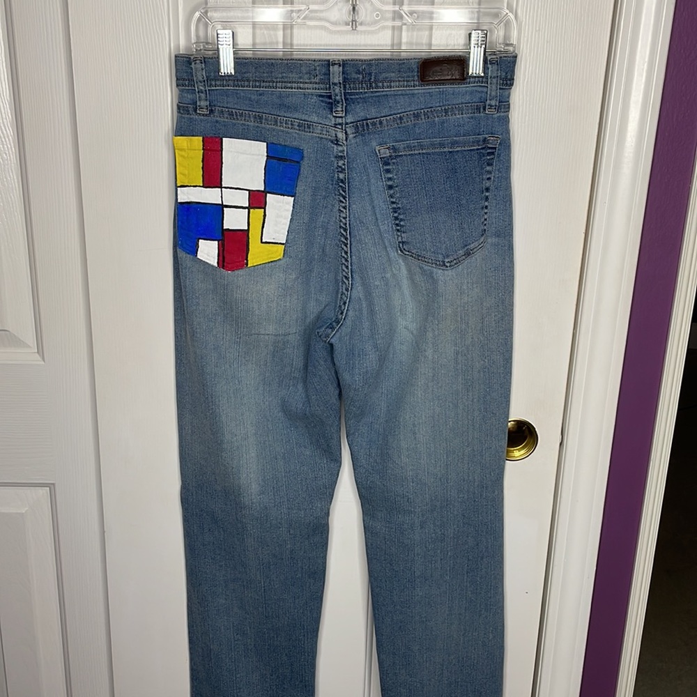 Lee Custom Painted Classic Fit Jeans